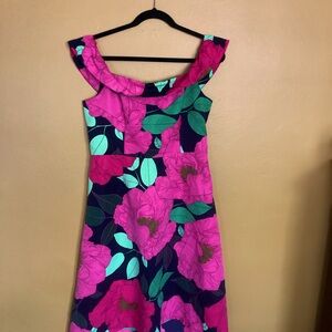 Floral classic dress